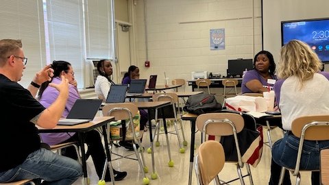 BrysonEducator (@educatorbryson) on Twitter photo AIG Specialist Makkeddah Gilchrist and group share asynchronous activities from ELA reading inference from primary/secondary sources (documents, photos, etc) to Math practice ciphers <a href="/CumberlandCoSch/">Cumberland County Schools</a> <a href="/MakkeddahGilch1/">Makkeddah Gilchrist</a> #AIGallday AIG Specialist Makkeddah Gilchrist and group share asynchronous activities from ELA reading inference from primary/secondary sources (documents, photos, etc) to Math practice ciphers <a href="/CumberlandCoSch/">Cumberland County Schools</a> <a href="/MakkeddahGilch1/">Makkeddah Gilchrist</a> #AIGallday