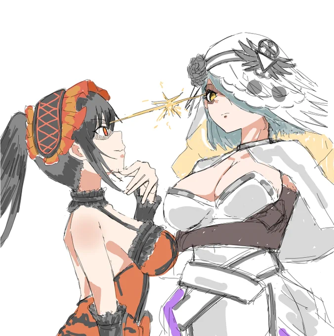 今日から3日間絵描けないからラフ置いて行ってきます。 