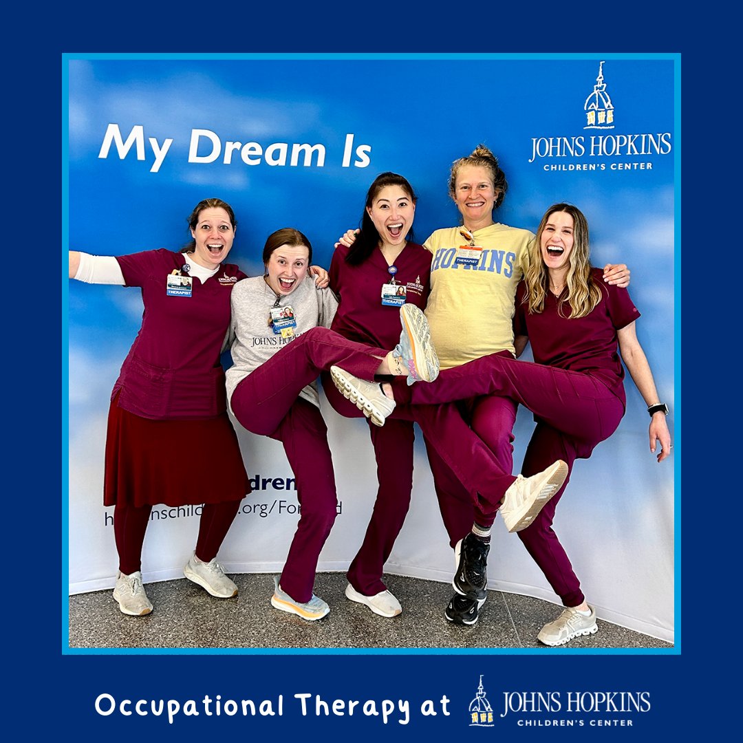 Happy National Occupational Therapy (OT) Month! This month is a time to celebrate our OT team and the meaningful differences they create in the lives of our patients. Thank you for advancing their health, well-being, and overall quality of life ❤️ #OTMonth #ChildrensHealth