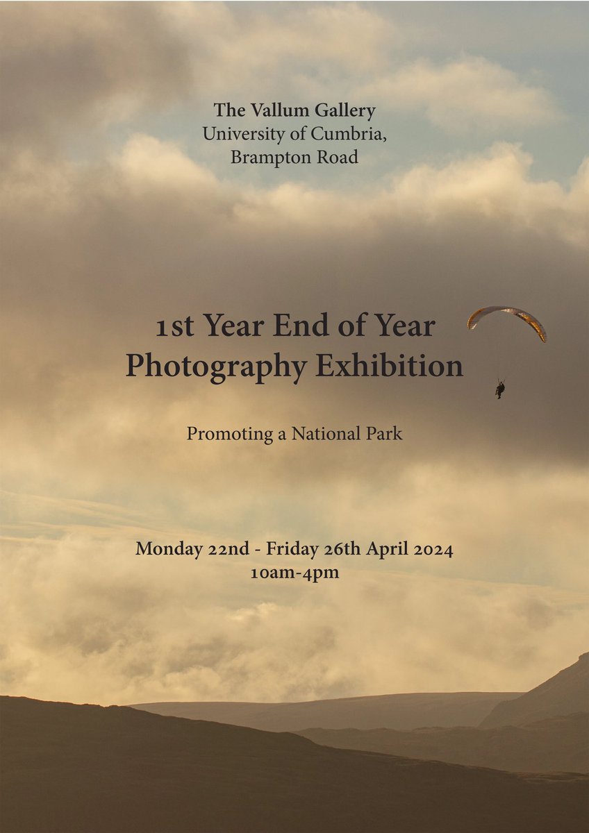 Well done to 1st year BA Wildlife Media students who’ve installed their 1st gallery exhibition. Your work looks great in the space &amp; you worked very well together as a team to install it professionally, with support from technician Dave &amp; your module leader &amp; mentor Jon.