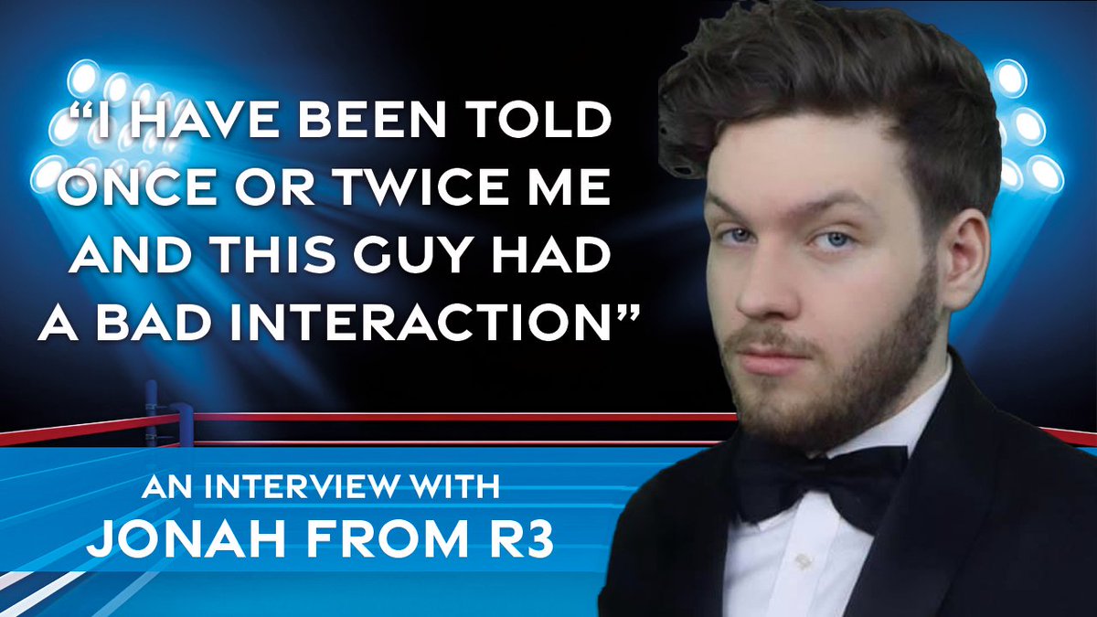 Shout to @RadbourneDesign for the thumbnail for my interview with @R3Jonah