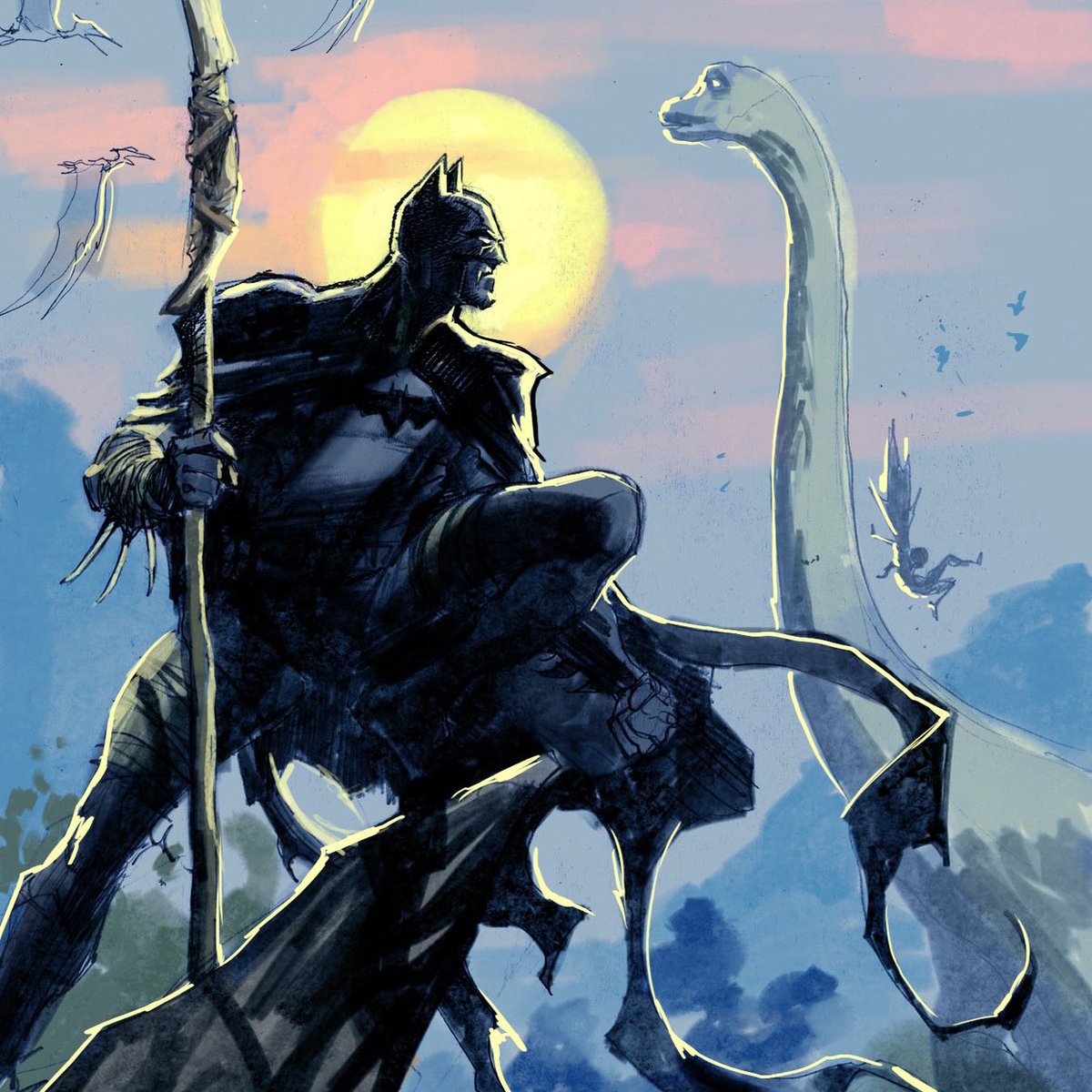 _LilBirdie's tweet image. I love it when they just let Damian be silly and have fun