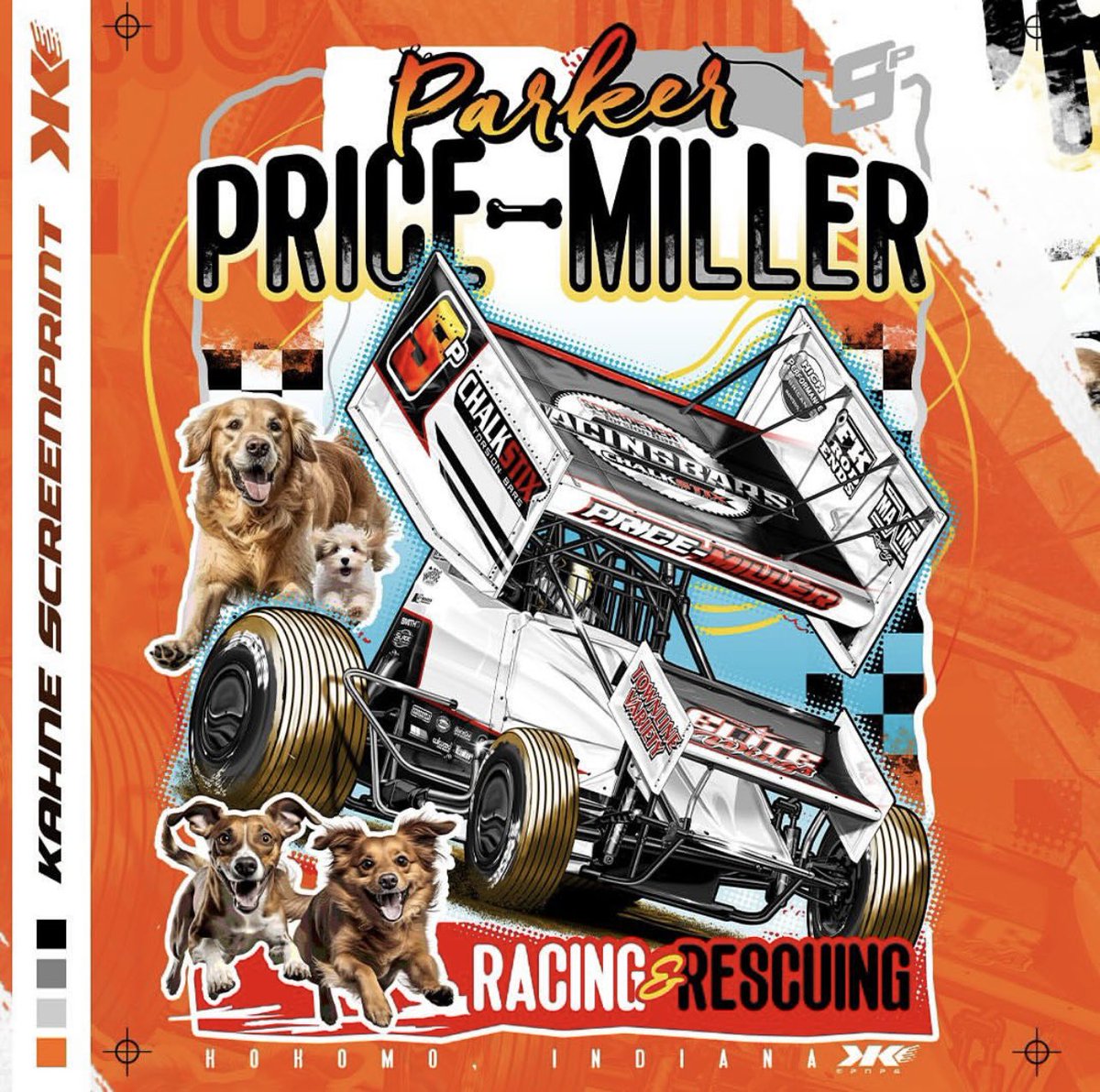 parker_pm9's tweet photo. NEW MERCH DROP!

Starting next week Racing &amp; Rescuing will be available online and at the track.

We have decided to make a shirt dedicated to @HumaneSociety and will be donating a portion of the proceeds to our local (Kokomo) Humane Society. 

More colors will be available* https://t.co/prEgyVpjpT