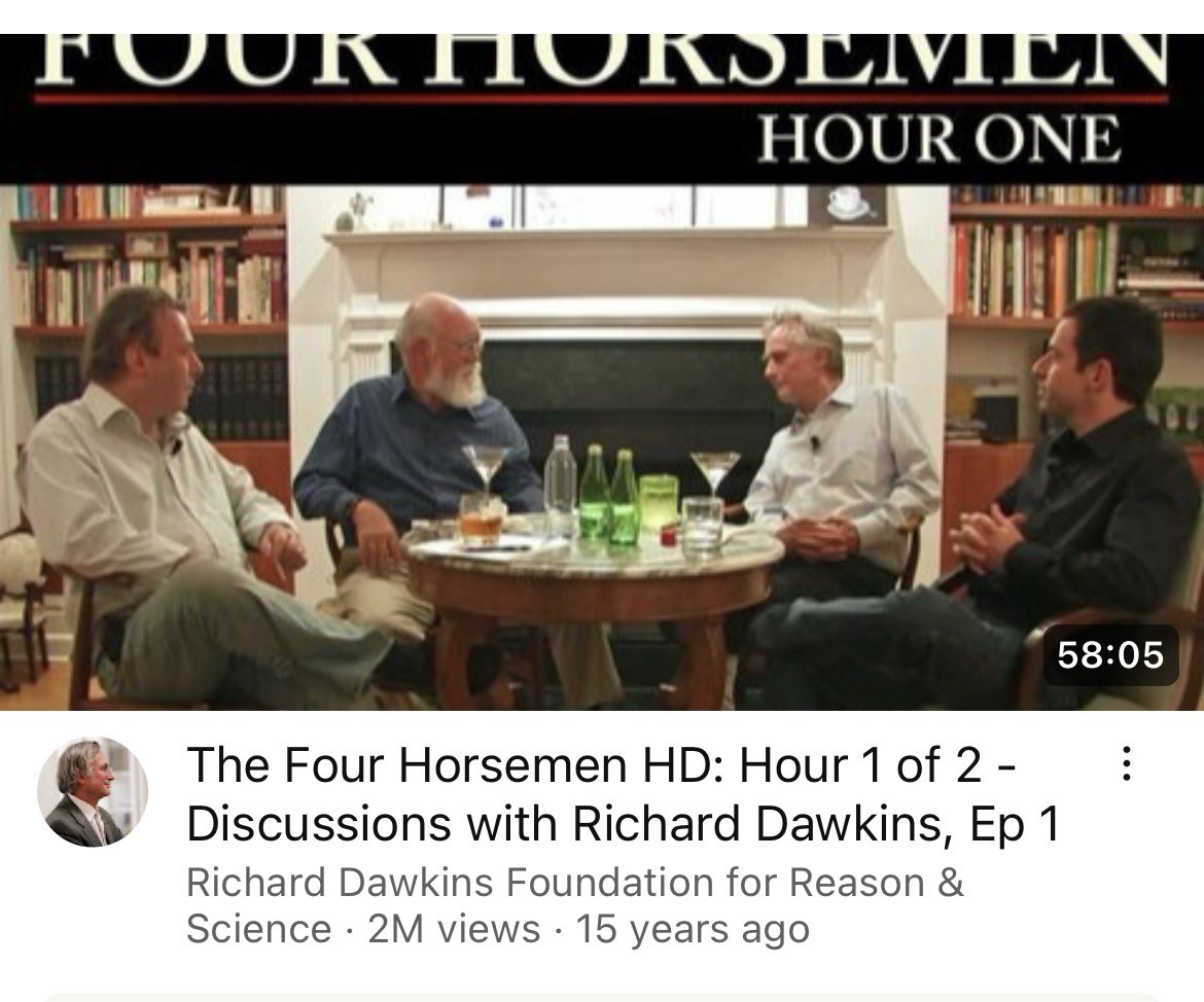 Two of the four horsemen no longer with us. This video discussion meant a lot to me 15 years ago youtu.be/9DKhc1pcDFM?si…