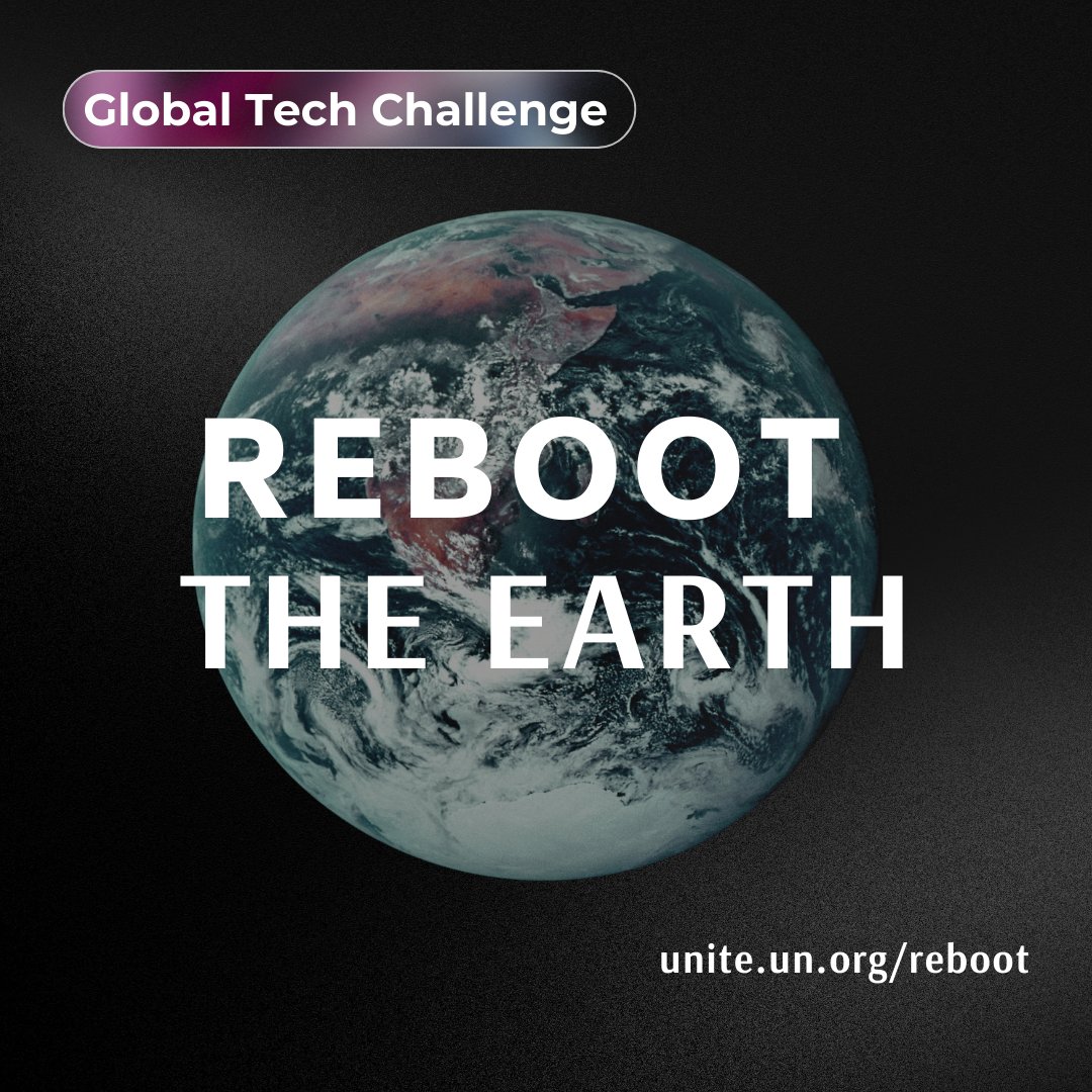 It’s official: We are joining @salesforce, @un_oict, @FAO & @dpgalliance in calling all young people who are ready to create innovative solutions to the climate crisis 📣 Become a part of #ClimateReboot Troops today by joining Reboot The Earth ➡️ unite.un.org/reboot