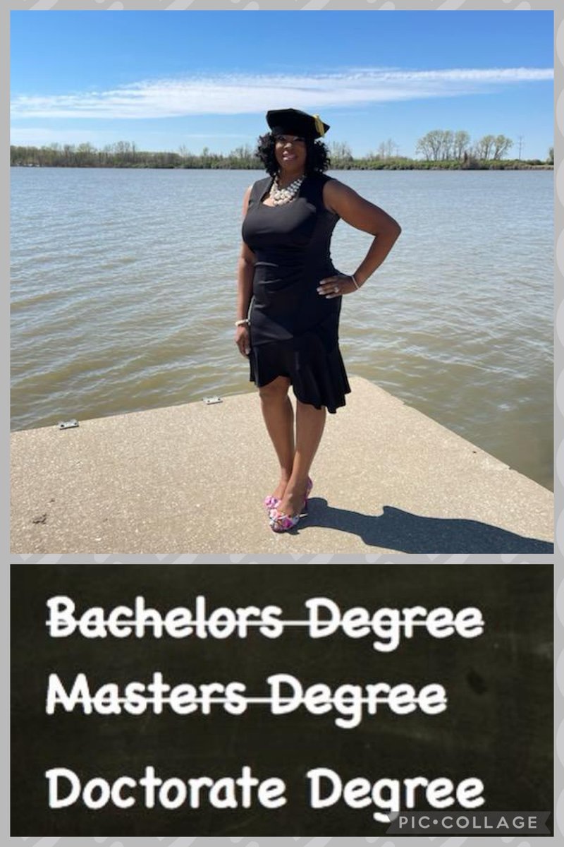It’s been awhile since I’ve been on the X, but I have been blessed. I love my school community, I’ve grown in many ways and successfully defended my dissertation. I have worked so hard and prayed for this moment. I would like to reintroduce myself as Dr. TEAB🎶🎓
Jeremiah 29:11🙌🏽