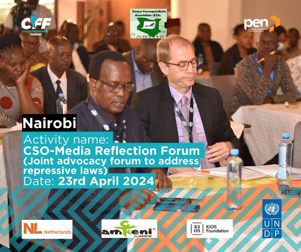 Civil Society Organizations and the Media meet to reflect on the 'Boulevard Resolutions' to advance and protect media freedoms and Civic Space in Kenya