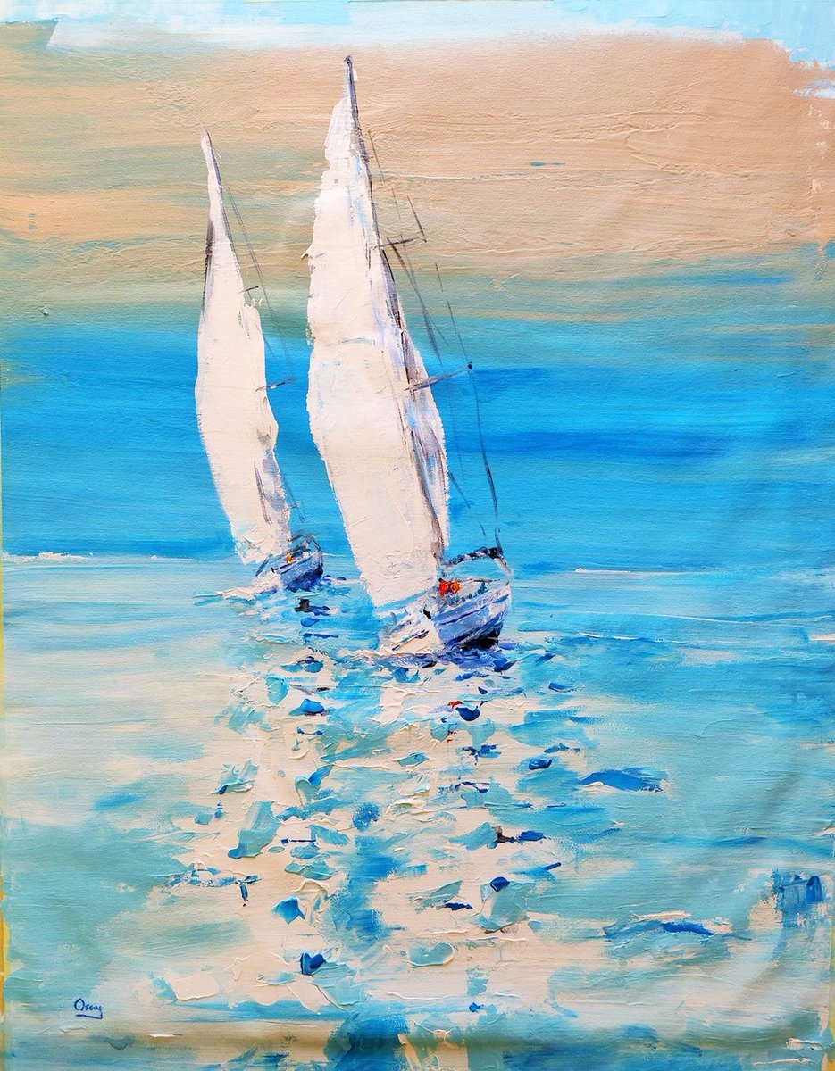 Mcomprender's tweet photo. Wishing you nothing but wonderful today and throughout your weekend!
#Fridayfuntime #weekendvibes #weekendgroove
๐ฉถ๐ฉต๐โต๏ธ
'Sailboats', acrylic on canvas
Oscar Alvarez ๐จ https://t.co/oiHLEGFzA4