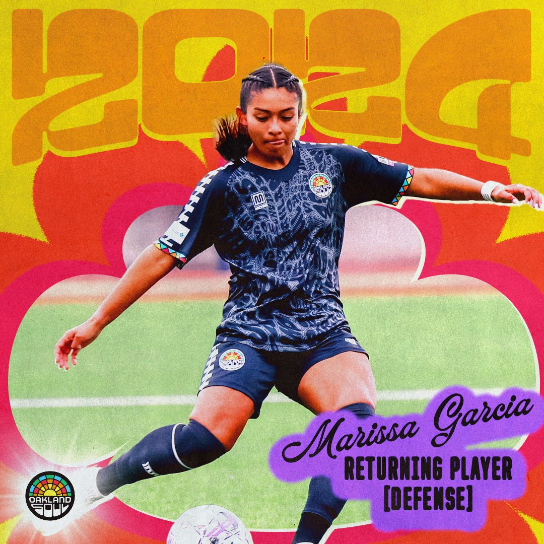 As featured in the jersey launch, please welcome back defender, Marissa Garcia! ☀️

Secure Memberships: bit.ly/soulmembership

#SoulofTheTown