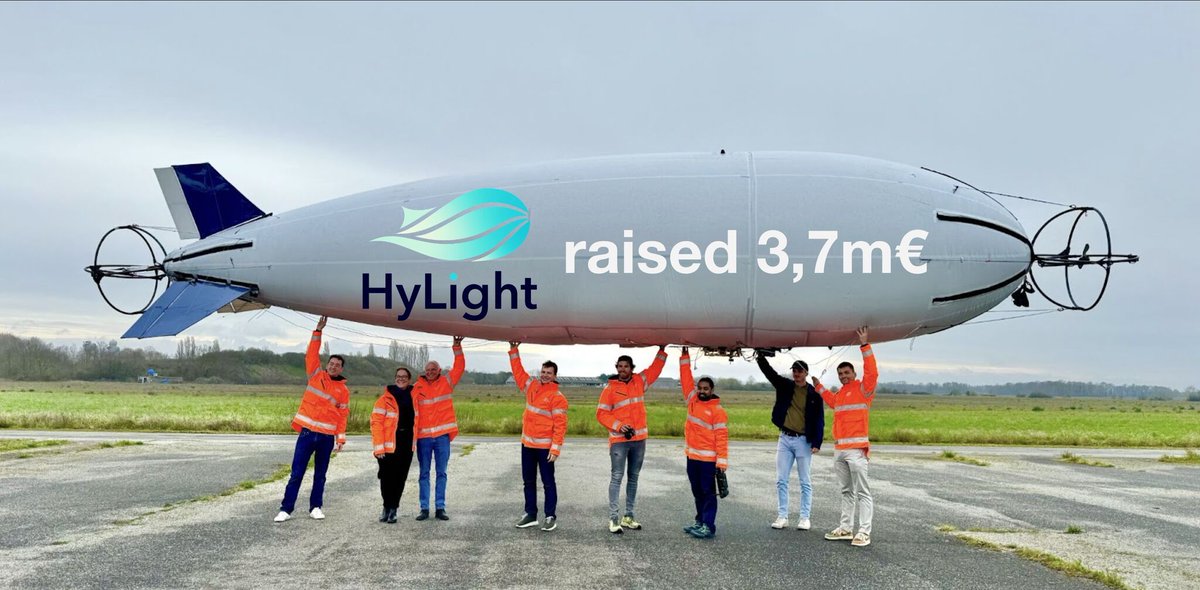 💰@hylight_aero (a Berkeley SkyDeck Europe, Milano alum) has raised €3.7M! 👏 🌱 Their hydrogen-powered airship drone is set to revolutionize & decarbonize aerial inspection. 💡 🔗 Check them out! hylight.aero #ClimateTech #Sustainability #Innovation #SkyDeckEurope