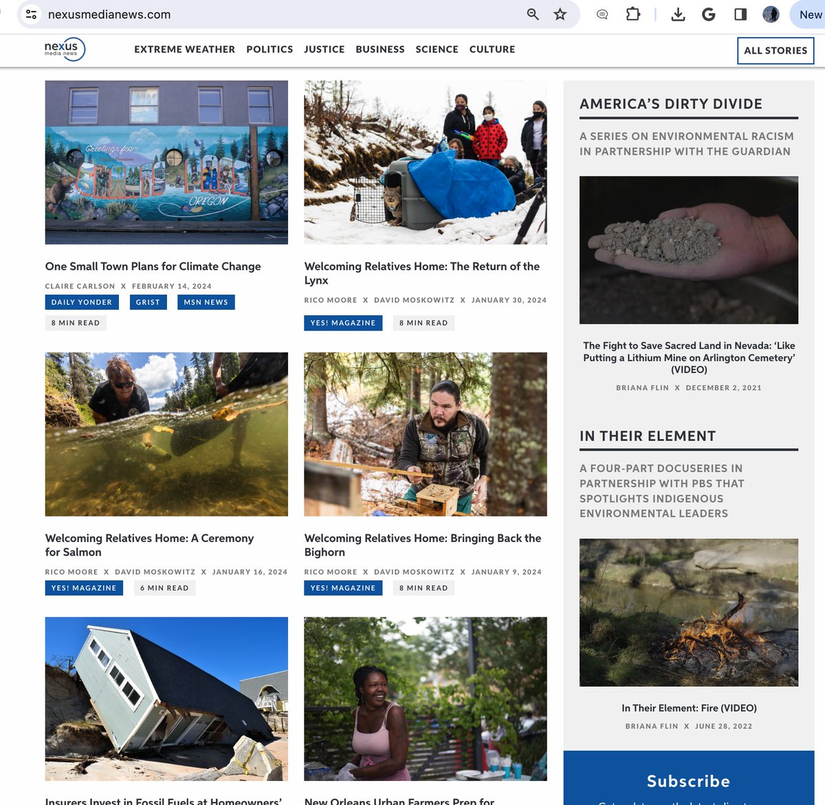 The Hot News emails have been very helpful. Like @IIEDmedia etc. It's worth noting @ClimateNexus has substantial breadth including creating its own #climatechange content with a heap of news media outlets via @NexusMediaNews (including outlets as big as the @guardian):
