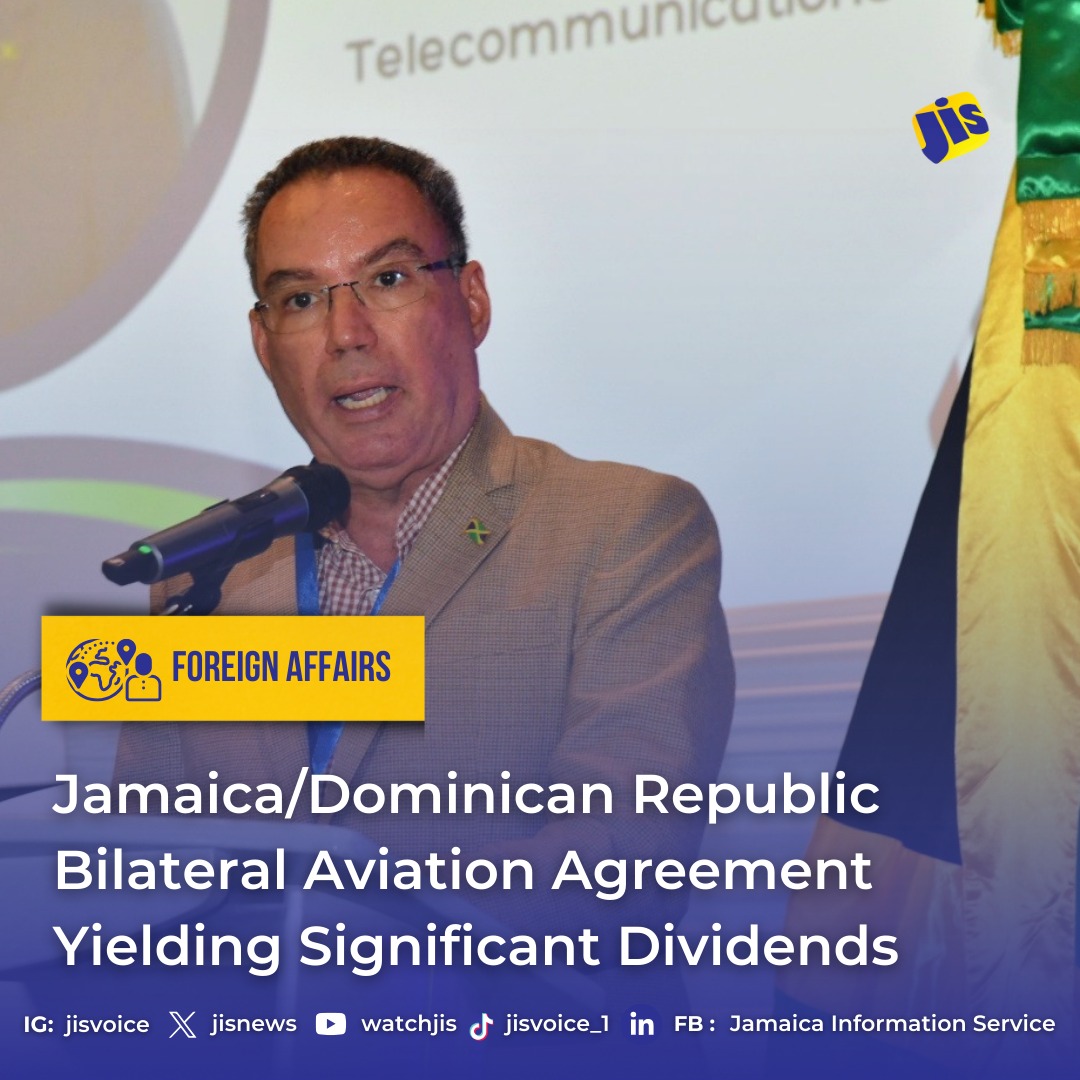 The bilateral aviation agreement between Jamaica and the Dominican Republic has fostered increased cultural exchange in tourism and increased commercial trade, thereby facilitating the creation of new business ventures and encouraging additional investments between both
