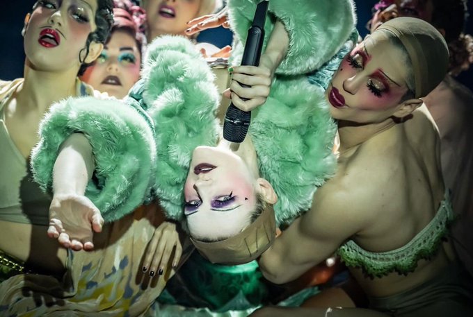 MCDV2's tweet photo. Come here the music play!
The @kitkatclubnyc is proud to present these brand ##newproduction #photos from the Broadway revival of Cabaret opening this week end.
#EddieRedmayne #GayleRankin #talentedcast #AugustWilsonTheatre #Broadway @brennerphotos
https://t.co/ZkrGzYAbPc https://t.co/JhjLzPq9Z5