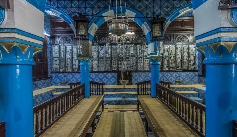 #Tunisia: This year's pilgrimage to the El Ghriba in #Djerba will be limited to religious rituals inside the synagogue, said the head of its committee, as he appreciated the authorities' efforts to ensure that rituals could take place in best possible way. tinyurl.com/2wfnr98t