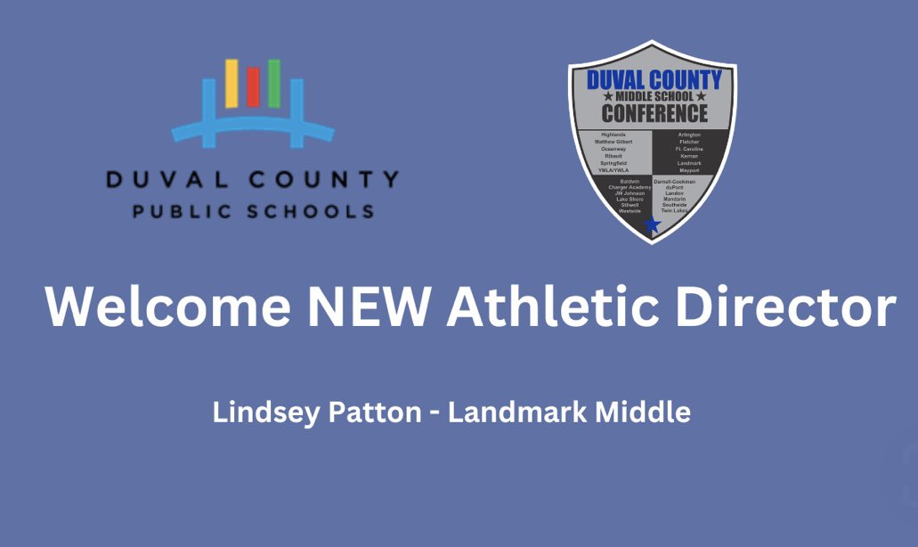 We are excited to announce our new athletic director leading the Seahawks at Landmark Middle School @DuvalSchools