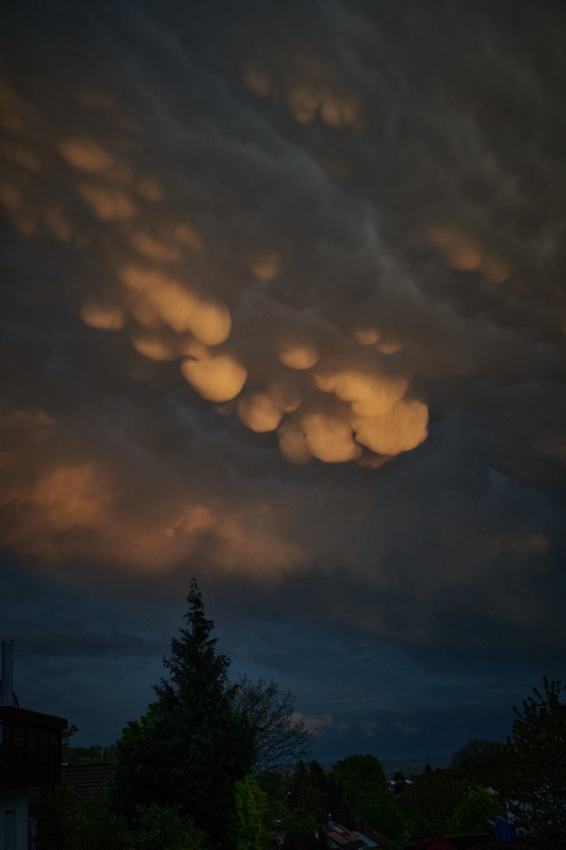 was für ein schiet-Wetter heute. Aber der Abendhimmel hat entschädigt!
@ThePhotoHour @clicks1222 
Gibt es für diese Wolkenform eine Bezeichnung Herr @kachelmann?
#cloudphotography
