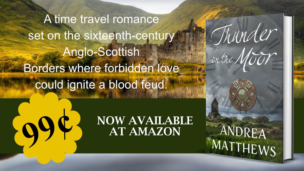 Featured Book at HFC - 'Thunder on the Moor' by Andrea Matthews - get yours today at the special price! geni.us/thunderonthemo… #BookTwitter #booktwt #historicaltimetravel