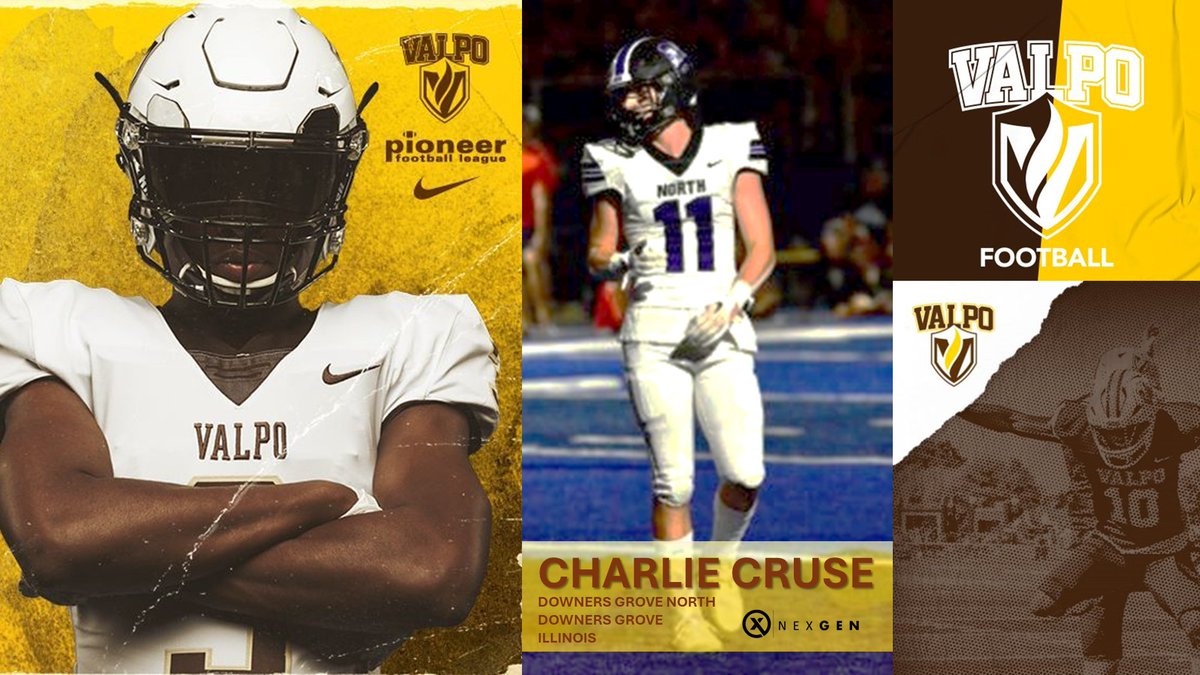 2025 WR/S Charlie Cruse @charliecruse44 Downers Grove North @DGNFootball (Downers Grove-Illinois) set for a Sunday visit with Valparaiso @valpoufootball