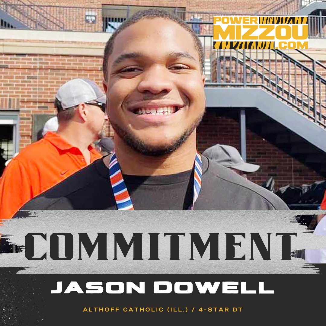#Mizzou lands their second commitment in the 2025 class from 4⭐️DT Jason Dowell Details on why the Tigers have long been the favorites ⬇️ 🔗missouri.rivals.com/news/four-star…