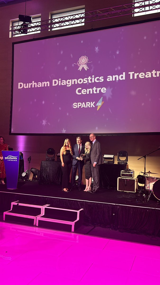 And the winner is… Durham Treatment Centre reception team. #TeamSTSFT