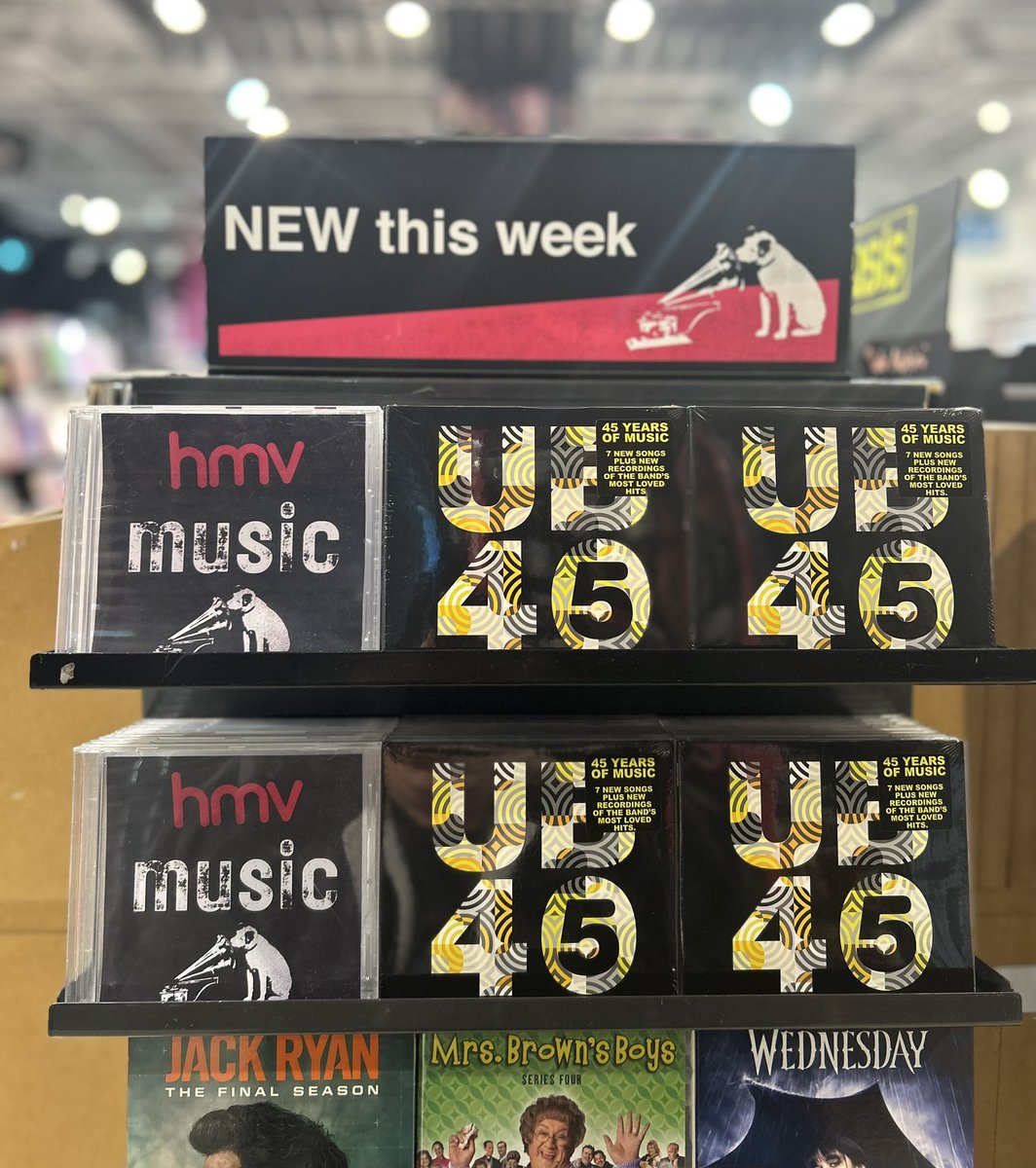 NEW this week 
UB40 ‘UB45’ 
#NewMusicFriday 
#hmvForTheFans 
#UB40 #UB45
#hmv #Redditch