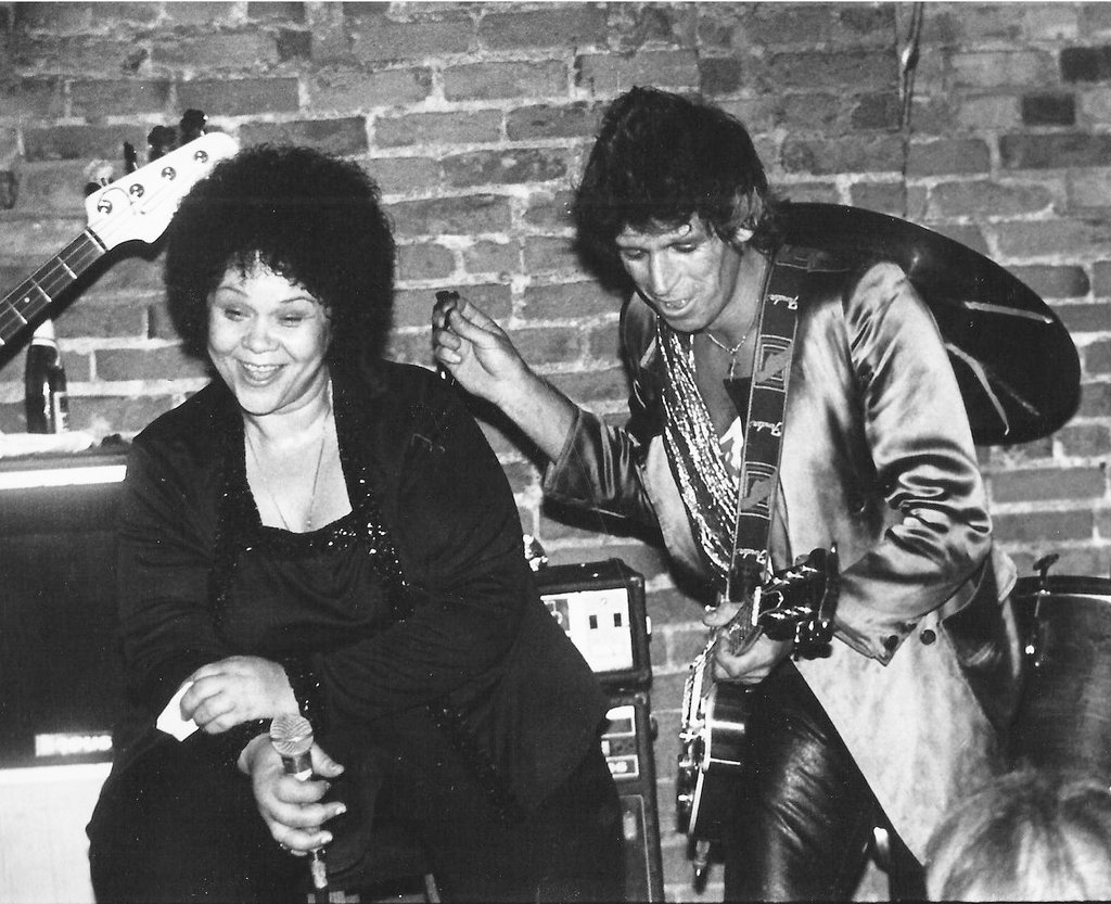 Etta James and Keith Richards Photo Credit: Kathleen Checki