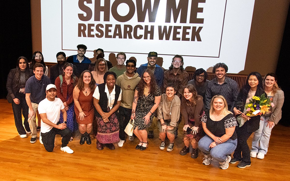 Last week, more than 500 #Mizzou students and postdoctoral fellows presented their research and creative activity during Show Me Research Week. See the students and faculty recognized for their work during the Award and Recognition Ceremony ➡️ brnw.ch/21wIZIf