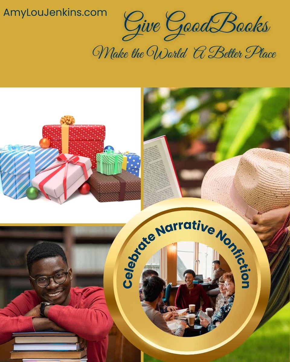 Thoughtful books make us smarter, more empathetic, and all-around better people. #GiveBooks. Find books to gift to others. What books do you recommend?   #Gift #GiftForFriend #FirstPersonWriting.com #HolidayGifts #personalizedgifts amyloujenkins.com/give-books-as-…