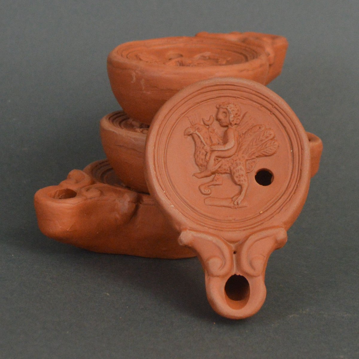 Today, I have been working on some new Roman oil lamp designs, which is always fun. We are making one of them for a museum in Ireland, but we will make all the designs available to you when they are finished. Check out our full range of oil lamps here - buff.ly/3JozKeG