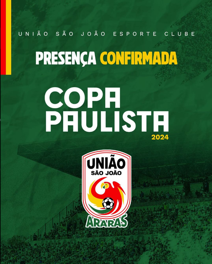 CentralUSJ's tweet photo. 🏆 Copa Paulista 2024: União São João está na disputa! ⚽️

📣 Torcedores, é com grande entusiasmo que anunciamos a participação do União São João na Copa Paulista 2024! Com a desistência de algumas equipes, garantimos nossa vaga nessa emocionante competição. https://t.co/QOojAy3HA6