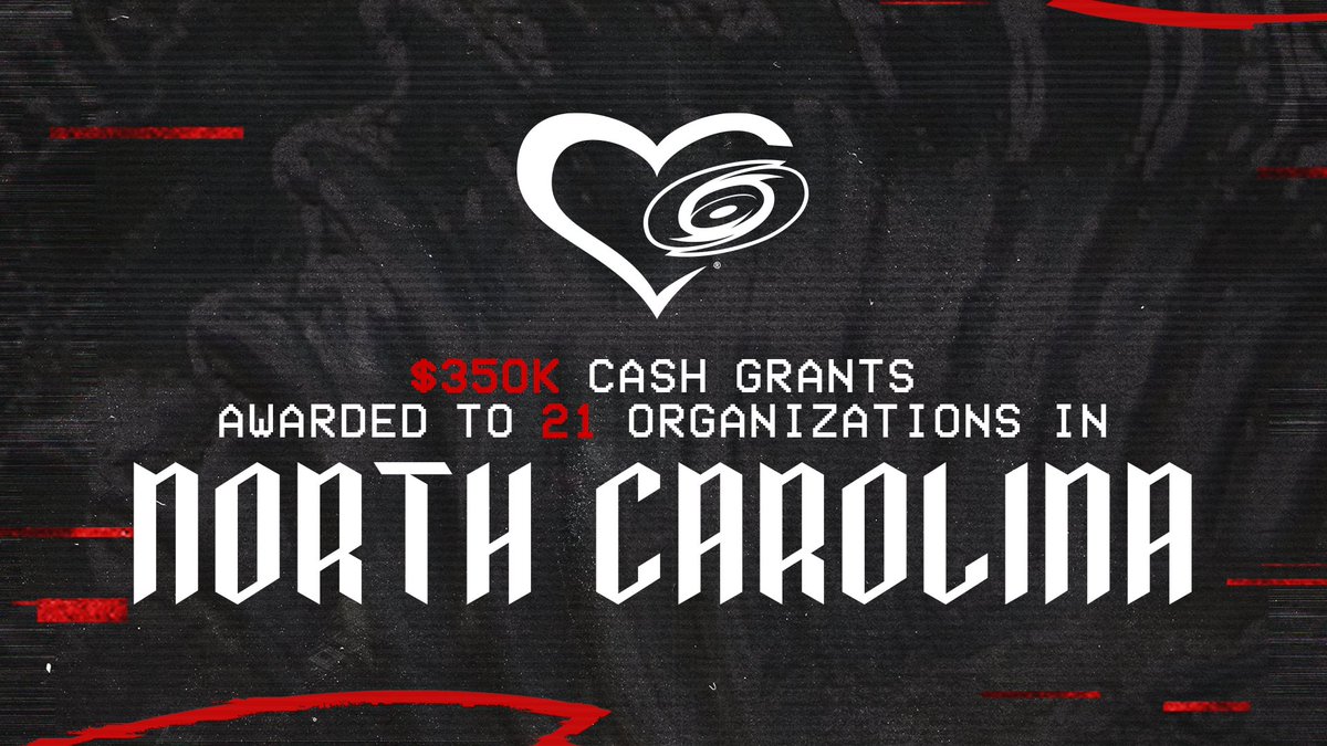 Kicking off the playoffs by donating $350,000 to various organizations throughout North Carolina thanks to the Carolina Hurricanes Foundation 👏 Details » n.carhur.com/3xFCB0l
