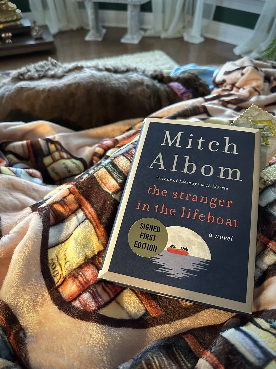 @goodreads I chose a shorter book to start the weekend: @MitchAlbom The Stranger in the Lifeboat. I think it’s a short book that’s going to leave a big impression. #fridayreads