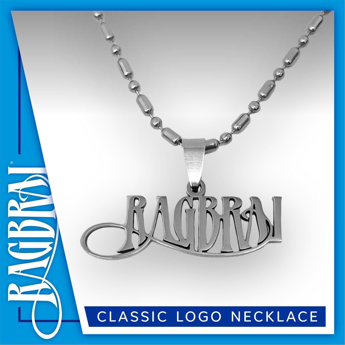 Enjoy the classic elegance of our Classic RAGBRAI Necklace! NEW to our web store! 💍 ve-cycling.myshopify.com/collections/ra…