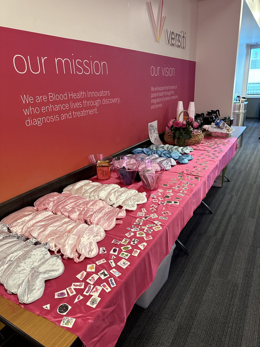 Versiti's tweet image. From painting the lab pink to hosting a career fair, disco dance parties, Kendom beach day, and a cozy slumber party, #ASCPLabWeek24 was a success! Thank you to all of our dedicated lab staff for their unwavering commitment to patient care. You make a difference every single day!