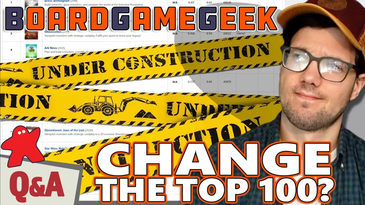 For as long as it has existed, people have been proposing ideas for what should influence BGG's Top 100 list - we've got ideas! Let's dive in. We'll also imagine the best board game and discuss your latest great thrift store finds! All right here: youtube.com/watch?v=zo58jr…