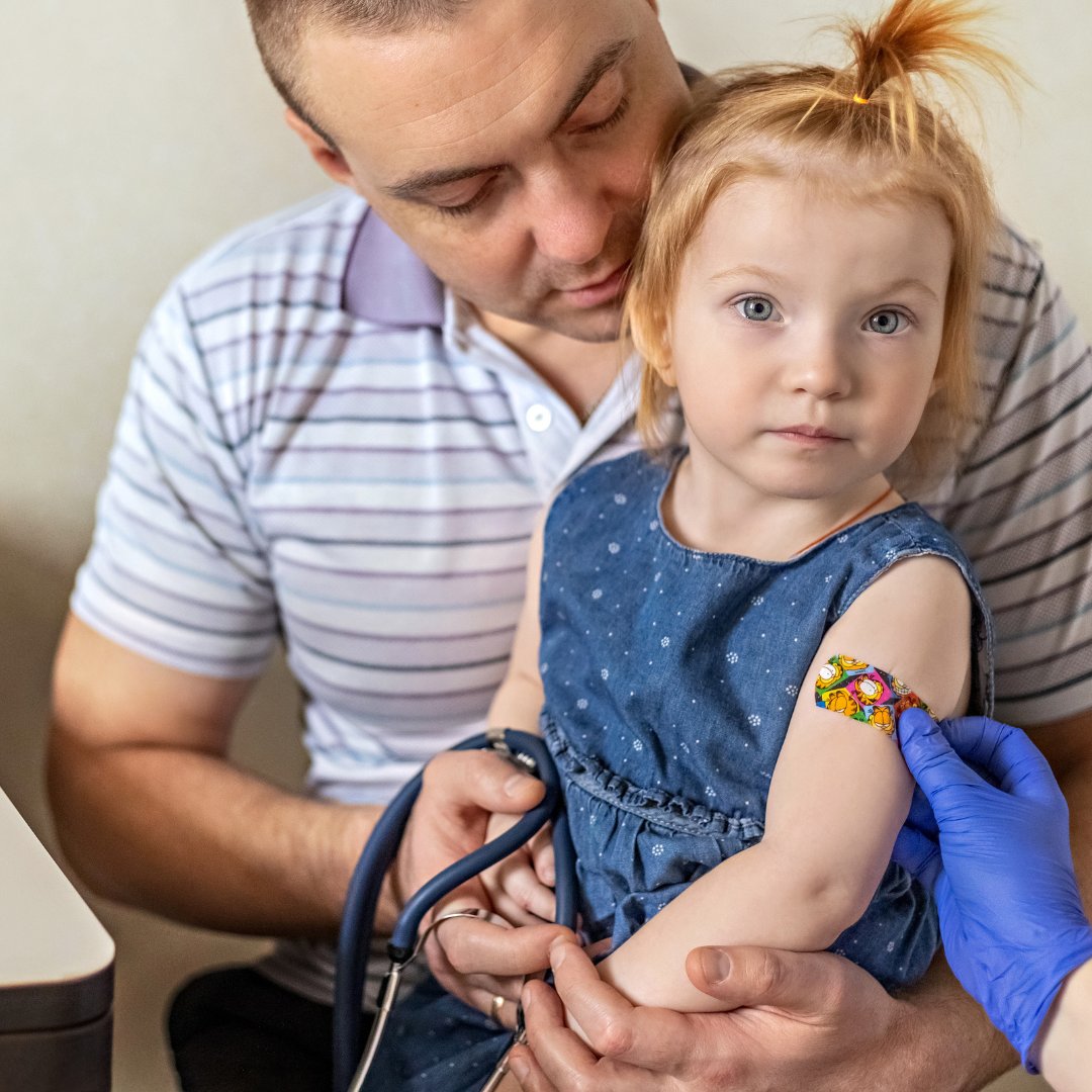MDHealthDept's tweet photo. Measles is contagious and can be serious. You can protect your child with the measles-mumps-rubella (MMR) vaccine. According to @CDCgov, two MMR vaccines are about 97% effective at preventing measles. Learn more: https://t.co/4C2MaEd5JE #NIIW #InfantImmunizationWeek https://t.co/oYct9rI2fA