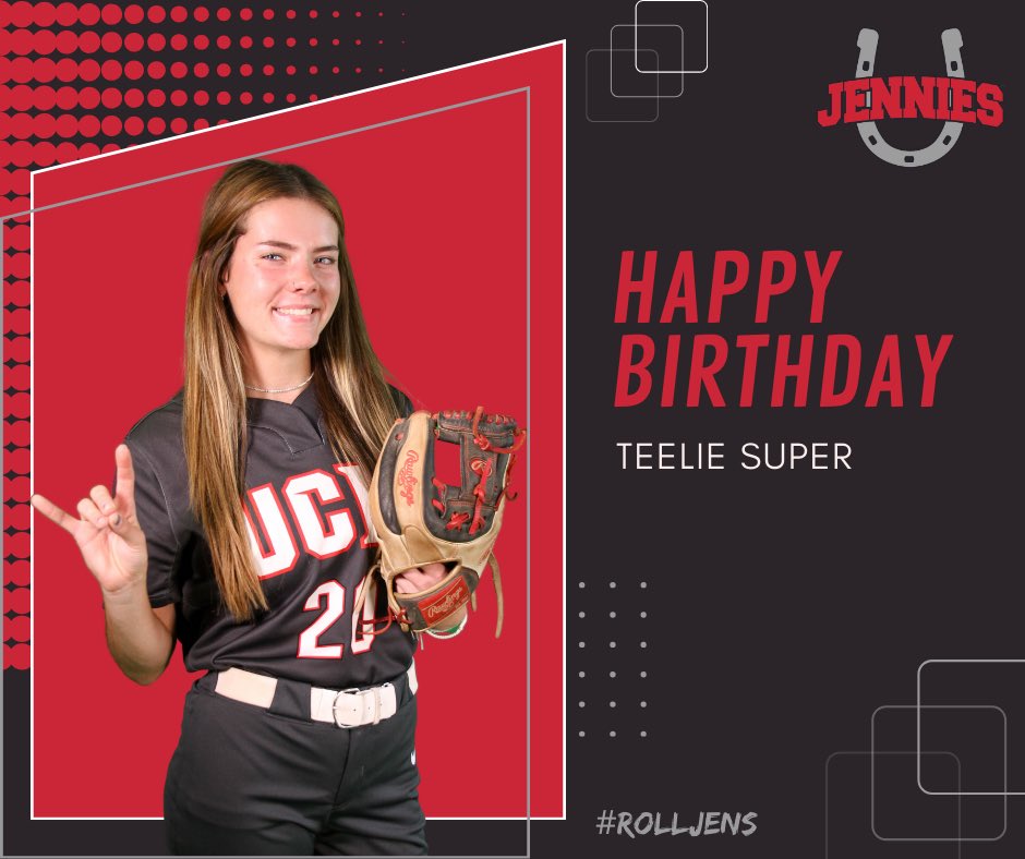 Jennies Softball (@ucmjenssoftball) on Twitter photo Happy birthday to our freshman infielder/catcher <a href="/SuperTeelie/">Teelie Super</a> !! Wishing you a special day! 🥳 Happy birthday to our freshman infielder/catcher <a href="/SuperTeelie/">Teelie Super</a> !! Wishing you a special day! 🥳