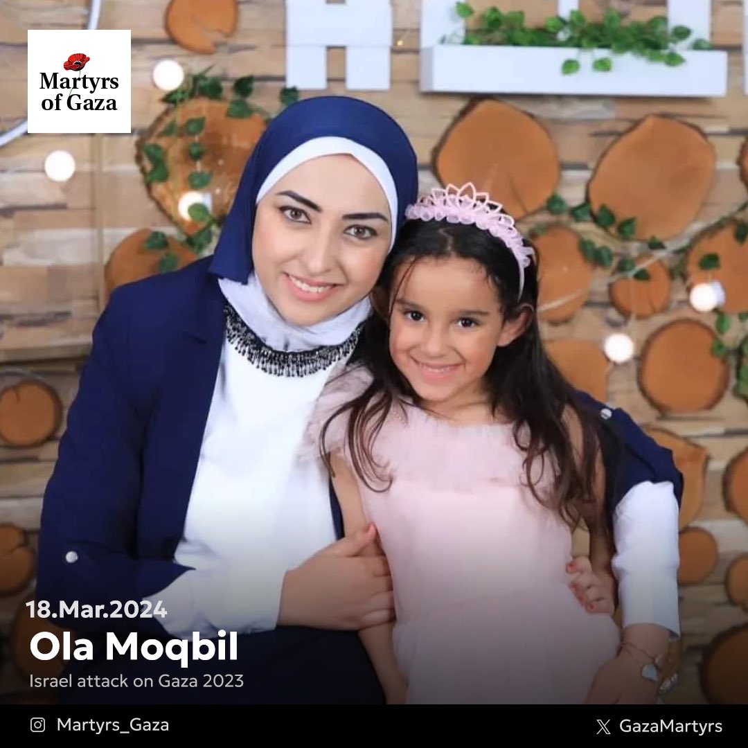 Ola Moqbil.

A young woman, 26 years old, and a civil engineer.

Everyone acknowledges her intelligence and sharpness, especially her colleagues at the university.

She loves knowledge and constantly strives to improve herself.

She miraculously survived after the occupation