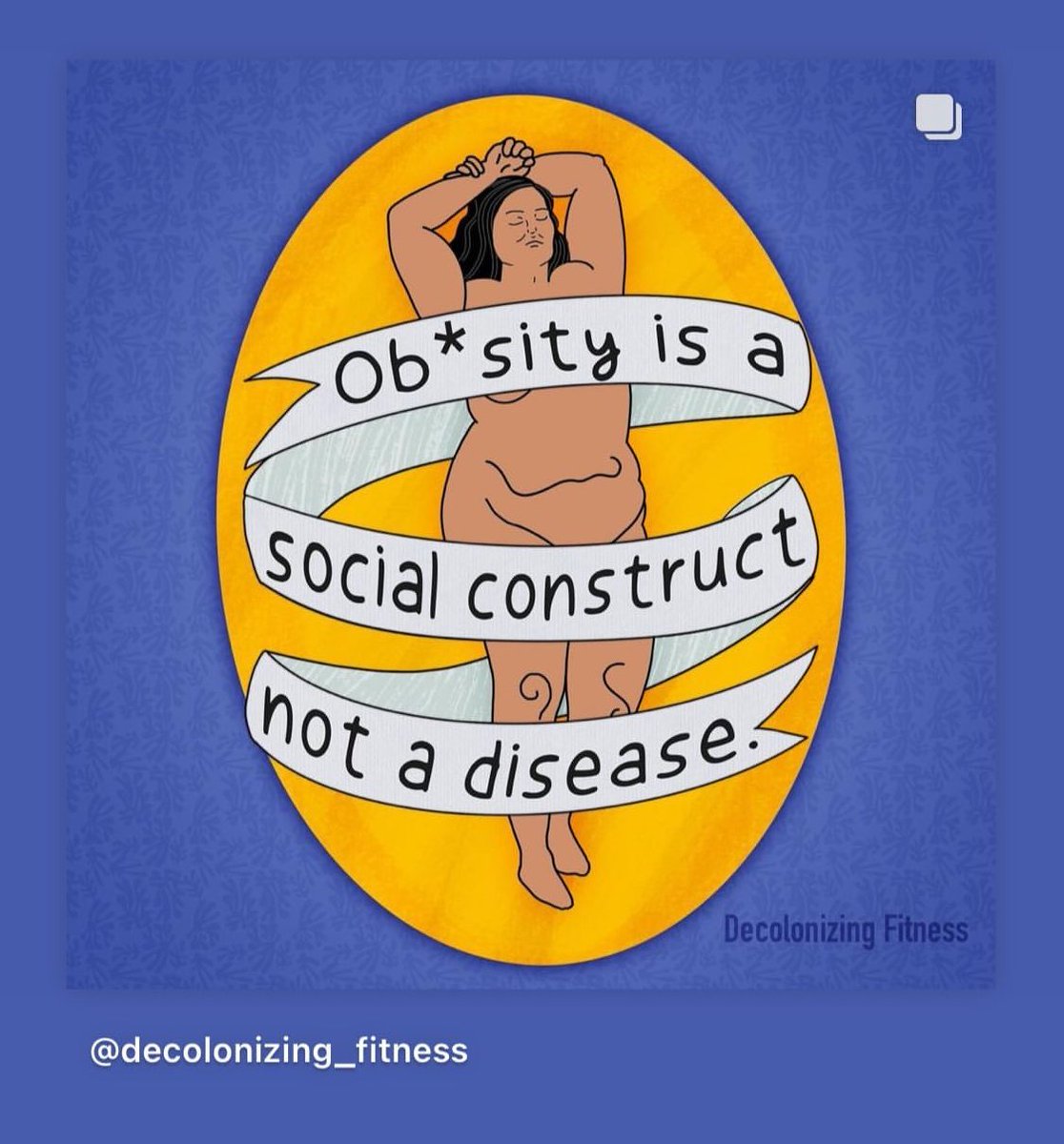 Fat activists can't even spell out the word 'obesity' because they think it's triggering. And the extra person's worth of body weight you're carrying definitely *isn't* a social construct. Put the fork down!