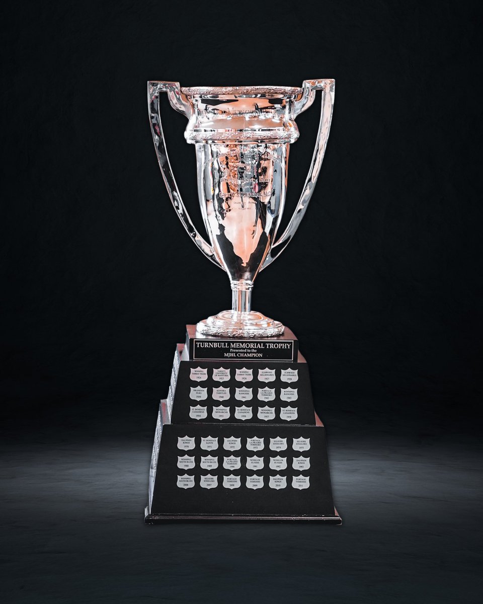 Donated by the Winnipeg Hockey Club in 1920 to honour Walter James "Ollie" Turnbull, a captain in the 10th Brigade Canadian Field Artillery, who was killed in the First World War.

104 years of history. THIS is what we play for… #TurnbullCupFinal