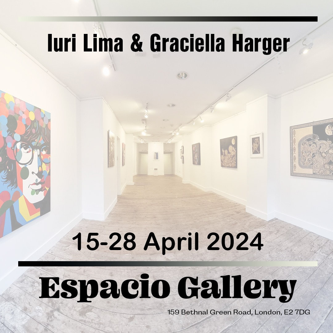 Iuri Lima &amp; Graciella Harger
15-28 April 2024
​The exhibition offers a diverse range of media including painting, drawing, and mixed media.
