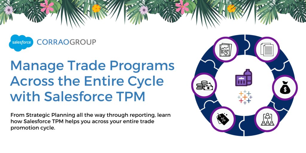 Manage Trade Programs Across the Entire Cycle with @Salesforce TPM. Learn more: corraogroup.com/blog/2022/07/m…

#SalesforceTPM #TradePromotion #TradePromotionManagement