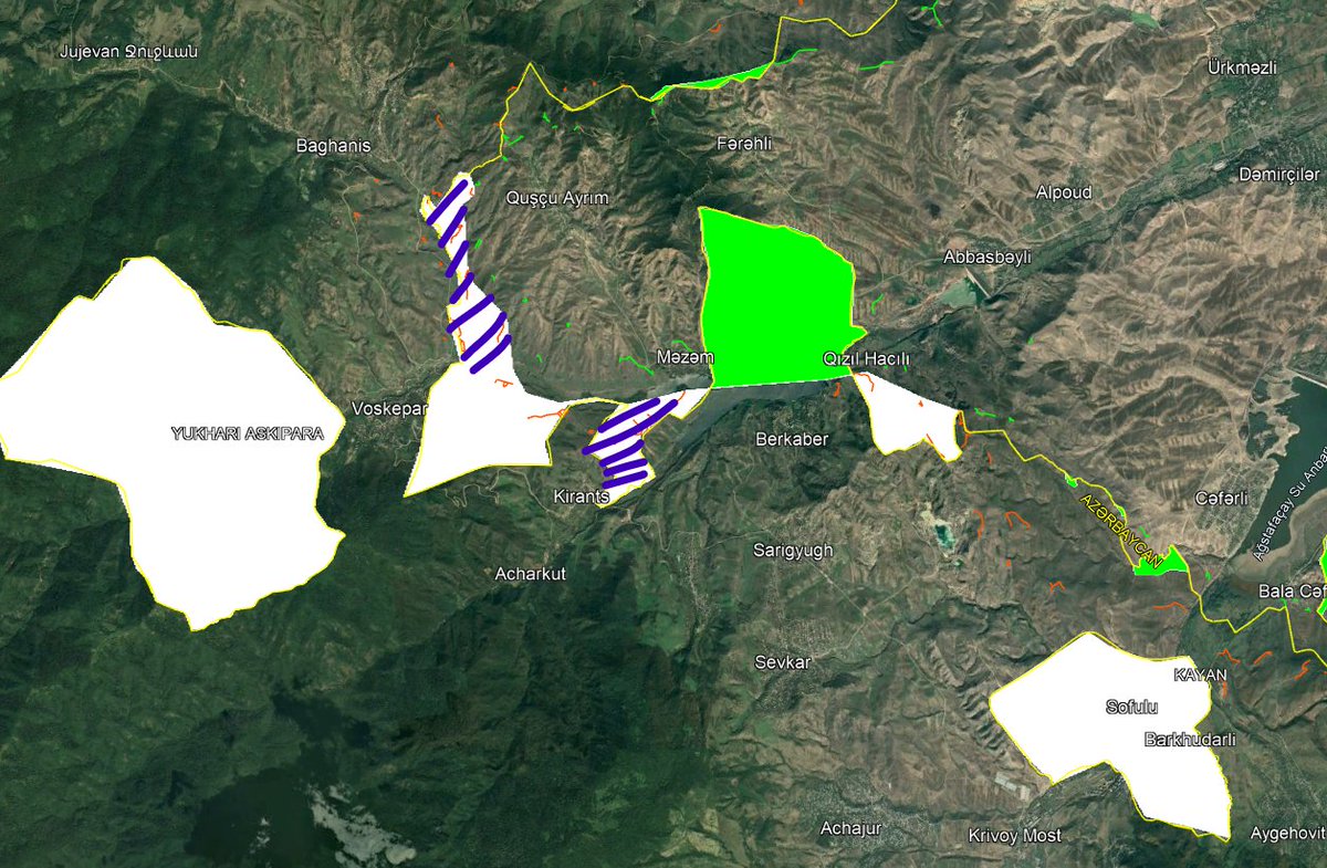 🔹#Arménie 🇦🇲/#Azerbaïdjan 🇦🇿🔹

Un premier accord sur la délimitation de la frontière commune entre les deux pays.

Dans la région du #Tavush, au nord-est de l'Arménie, c'est le territoire de deux villages Azéris occupés qui va être rendu à l'Azerbaïdjan.
🧵1/3⬇️