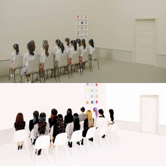 jieunzete's tweet photo. you've found an old album full of nostalgic pictures somewhere in your attic... who could the twelve girls it once belonged to be?;

a thread bc it's april https://t.co/raMBLHUpzc