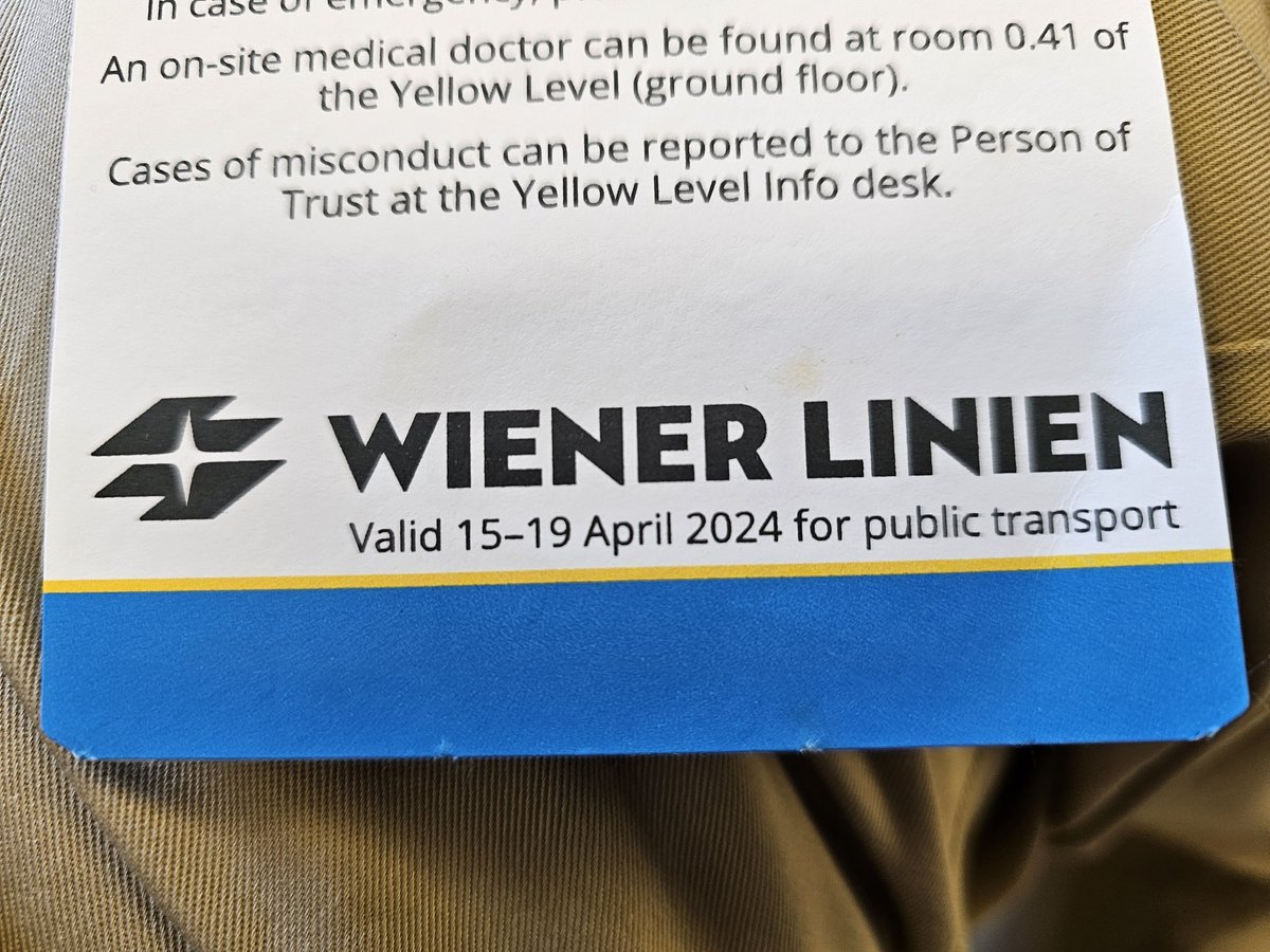 One thing I appreciated at EGU, and wish <a href="/ametsoc/">American Meteorological Society</a> and <a href="/theAGU/">AGU (American Geophysical Union)</a> did, was including a transit pass with your registration! Just had to show our conference badge to board any train, tram, or bus!

Made it really great getting around Vienna and to the central train station too.