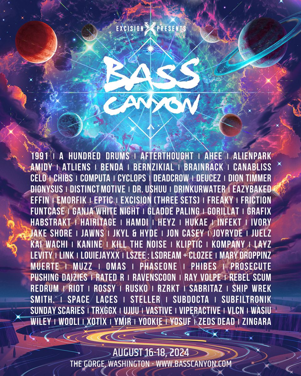 OMGGG BASS CANYON HERE WE GO!!! @BassCanyon @excisionpresent