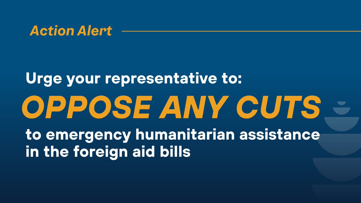 Tomorrow, the House of Representative is scheduled to vote on three foreign aid bills that include desperately needed emergency humanitarian assistance to address ongoing hunger and famine crises happening around the world. Act now: go.bread.org/page/66664/act…