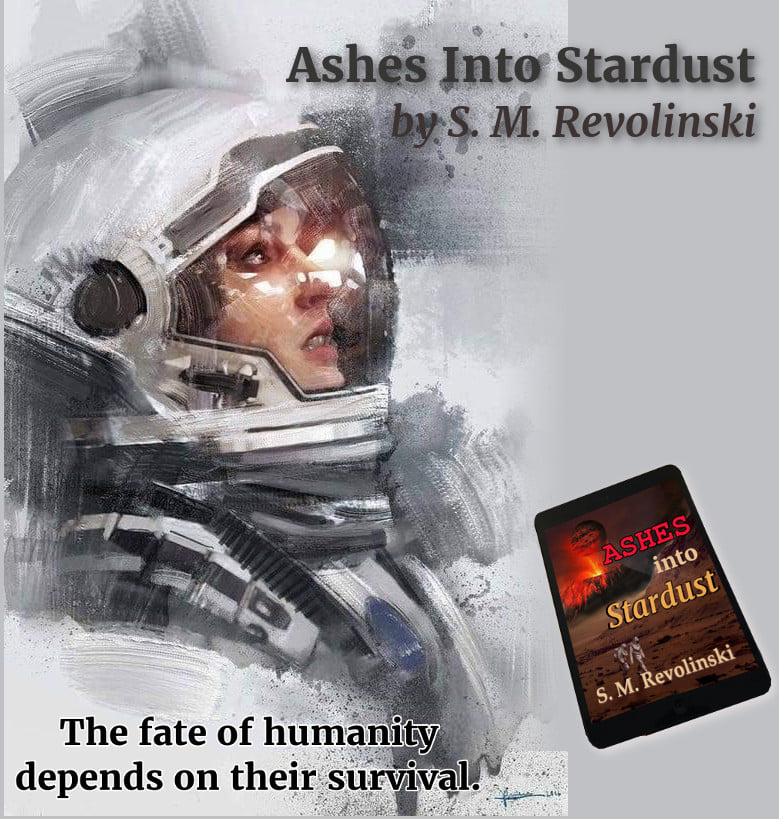 ★ STRANDED ON MARS ★ 'Ashes Into Stardust' -- books2read.com/u/49DxyX Scientific exploration of Mars gives way to life and death struggle. Having lost contact with Earth, Helen searches for the water her team needs to survive. #SciFi #adventure #apocalypse #mars