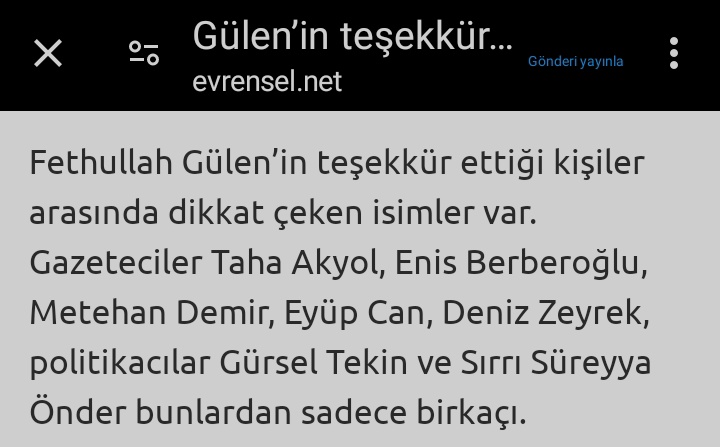 Abi şey de de biz fetö derken siz hocam diyordunuz falan 😂 Nasılsa biz troll sen biyoloji mezunu Ankara temsilcisi gazetecisi :)))
@Deniz_Zeyrek