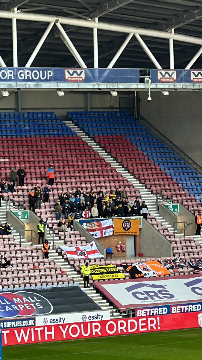 Fair play to all those Cas fans coming over the hill tonight 👏🏼 

Still more than Huddersfield 😂